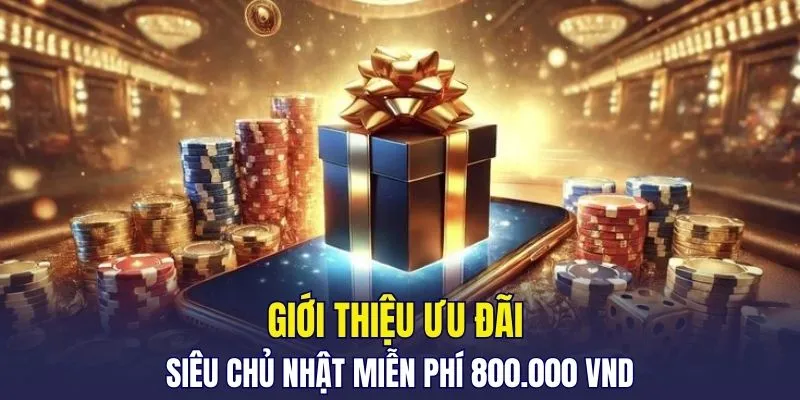 Giới thiệu ưu đãi siêu chủ nhật miễn phí 800.000 VND